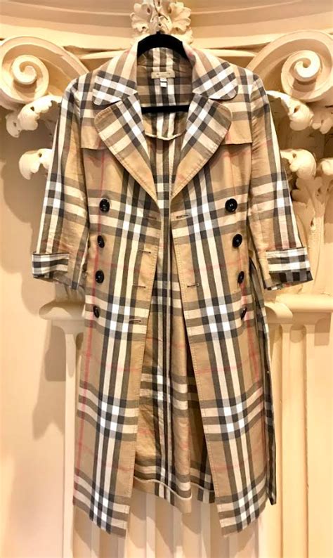 womens burberry blazers|burberry signature plaid women's coat.